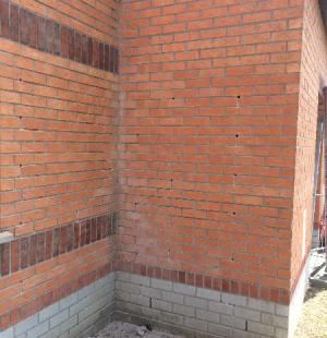 isolation des murs creux par l'extérieur avec la Supafil cavity-wall